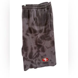 NEW Fanatics Gray Tie-Dye 49er’s Men's Shorts ~ Size 4XL